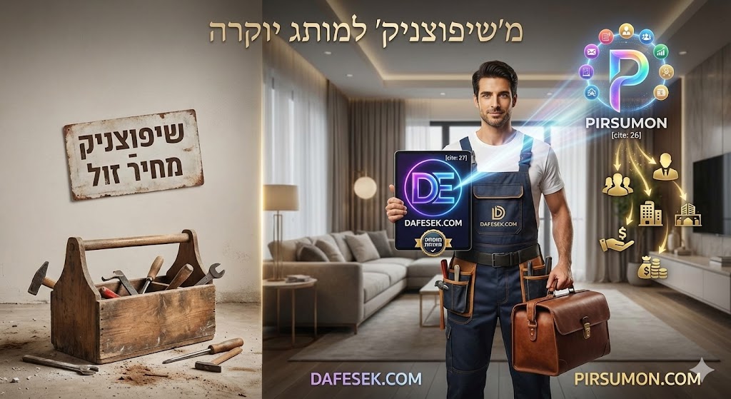 לא רק "שיפוצניק": איך להפוך את ארגז הכלים שלך למותג יוקרתי שמצדיק מחיר גבוה