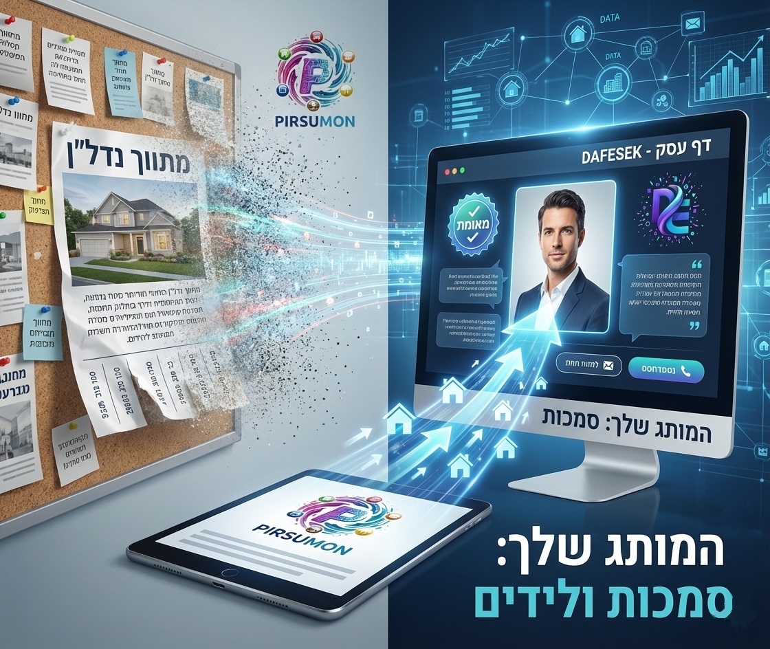 המתווך הנעלם: למה מודעות בלוחות רגילים כבר לא בונות לך שם (ומה כן?)